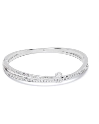 Swarovski Hyperbola Bangle Bracelet - White