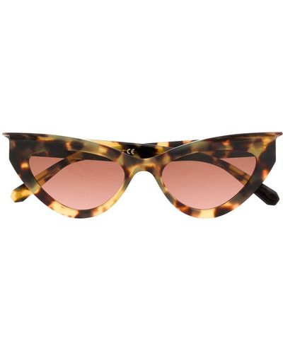 Philipp Plein Cat-eye Frame Sunglasses - Brown