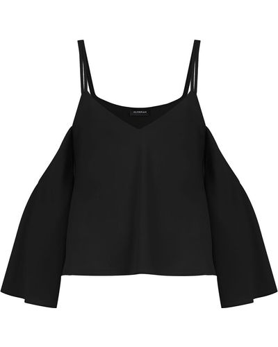 Olympiah Titicaca cropped top - Nero
