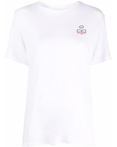 Isabel Marant Zewel ロゴ Tシャツ - ホワイト