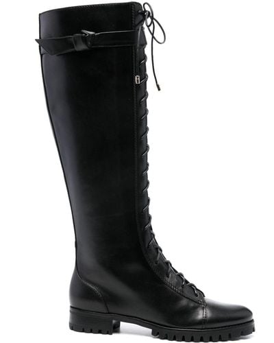 Alexandre Birman Evelyn Knee-high Leather Boots - Black