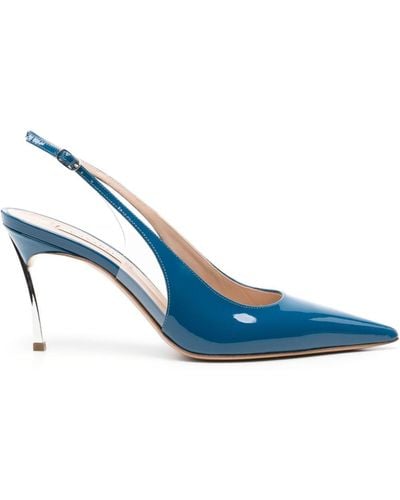 Casadei Zapatos Superblade con tacón de 80 mm - Azul