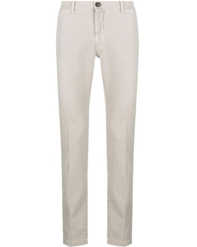 Moorer Bogart-drl Chino Trousers - Natural