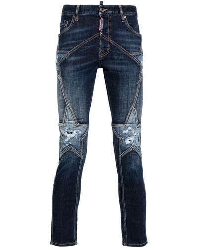 DSquared² Super Star Slim-Fit-Jeans - Blau