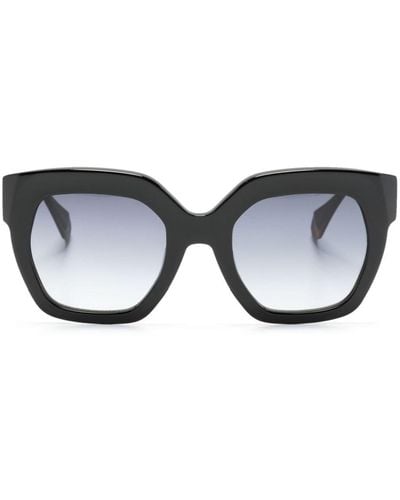 Gigi Studios Geometric-frame Gradient Sunglasses - Black