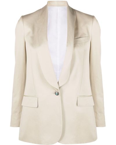 Fortela Blaire Single-breasted Blazer - Natural