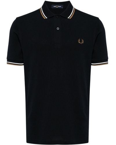 Fred Perry Polo Twin Tipped - Noir