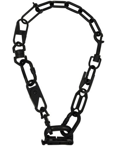 Ambush Collar Carabiner con cadena - Negro