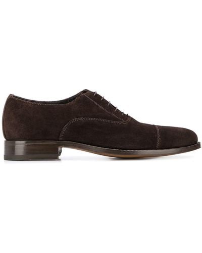 SCAROSSO Bacco Lace-up Oxford Shoes - Brown