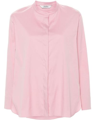 Max Mara Karina Poplin Shirt - Pink