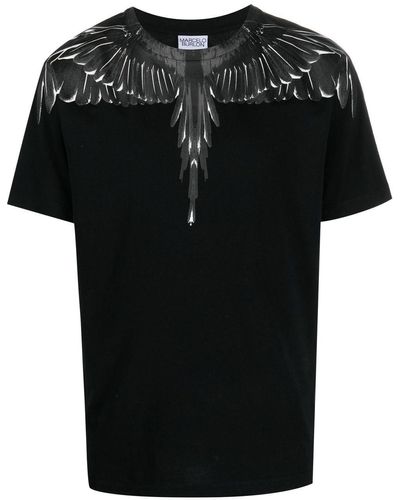 Marcelo Burlon Wings Tシャツ - ブラック
