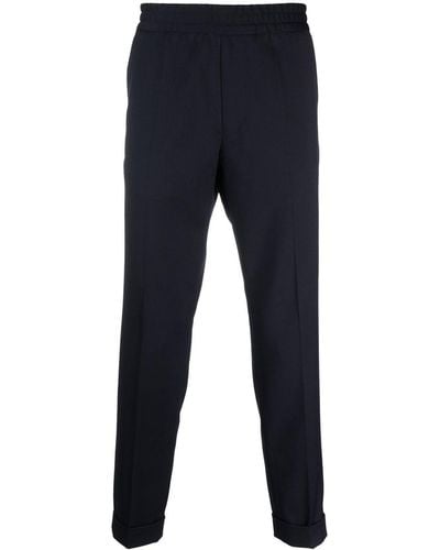 Filippa K Terry Cropped Tapered Pants - Blue