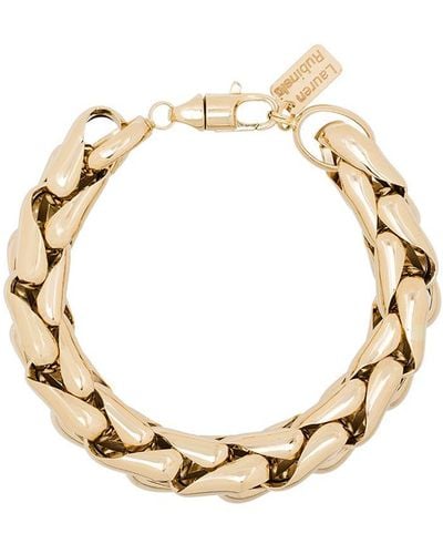 Lauren Rubinski 14kt Yellow Gold Chain Bracelet - Metallic
