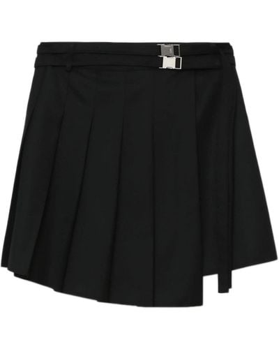 LVIR Pleated Mini Skirt - Black