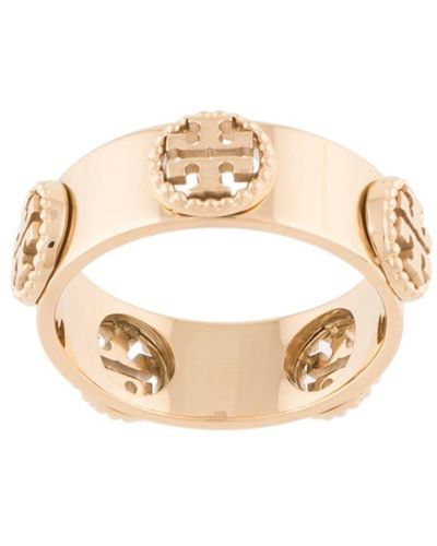 Tory Burch Ring Met Logopatch - Wit