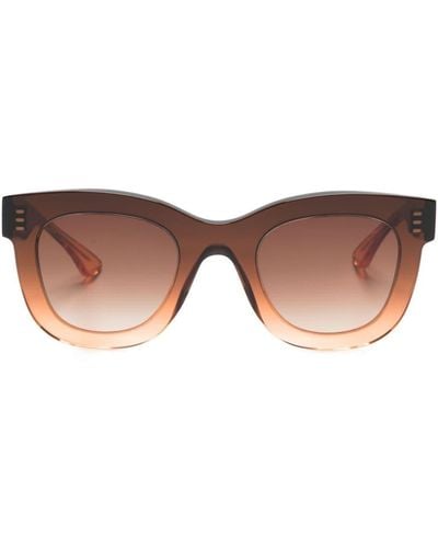 Thierry Lasry Eckige Gambly Sonnenbrille - Braun