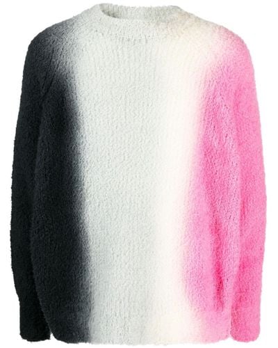 Sacai Tie-dye Wool Sweater - Pink