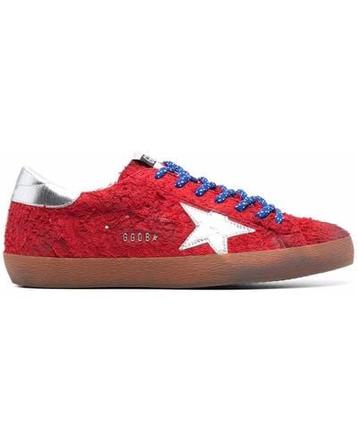 Golden Goose Super-star Low-top Trainers - Red