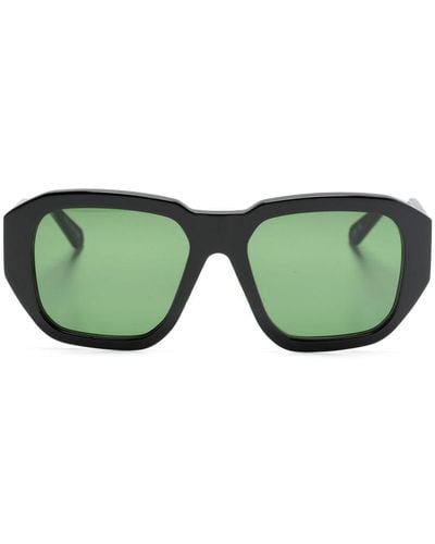Societe Anonyme Bold Sun Square-frame Sunglasses - Green
