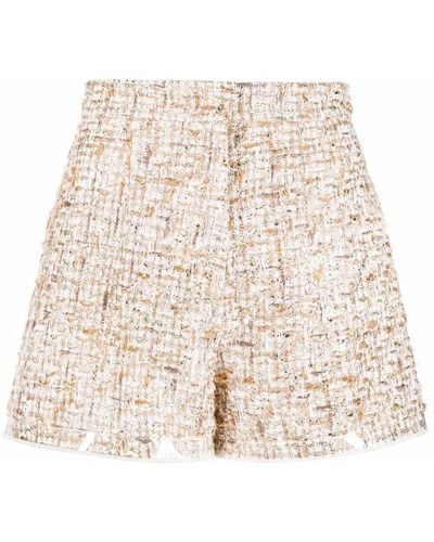 Giambattista Valli Tweed Shorts - Naturel