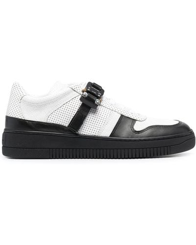 1017 ALYX 9SM Color Block Buckle Strap Sneakers - White