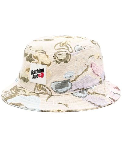 A Bathing Ape バケットハット - ホワイト