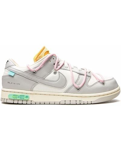 NIKE X OFF-WHITE Dunk Low "lot 09" Sneakers - White