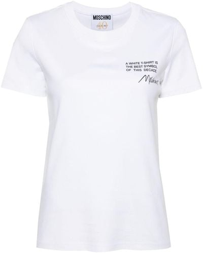 Moschino ロゴ Tシャツ - ホワイト