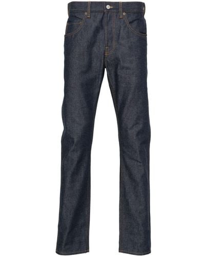 Gucci Mid-rise Tapered-leg Jeans - Blue