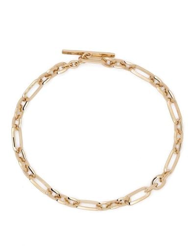Lizzie Mandler 18kt Yellow Gold Figaro-link Chain Bracelet - Metallic