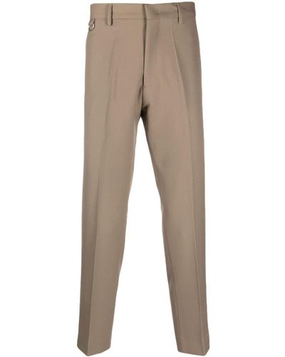 Low Brand Pantalones capri con pinzas - Neutro