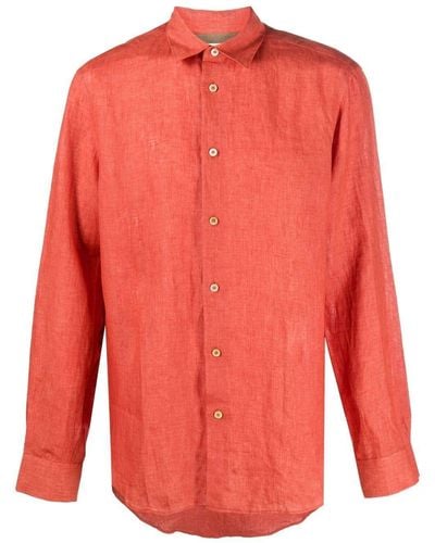 Paul Smith Camisa de manga larga - Rojo