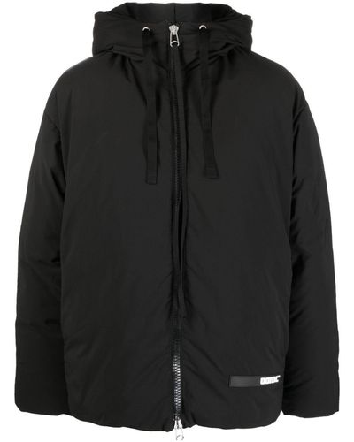 OAMC Logo-patch Padded Jacket - Black