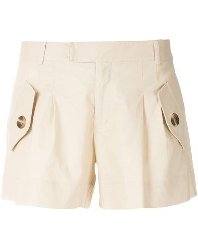 Olympiah Shorts Met Zakken - Naturel