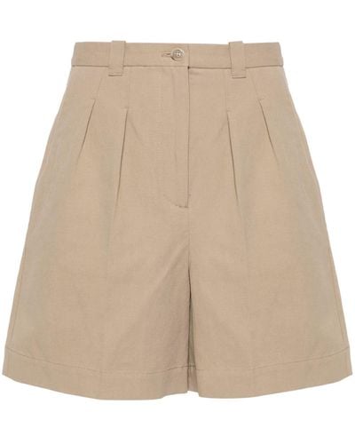 A.P.C. Shorts aus Popeline - Natur