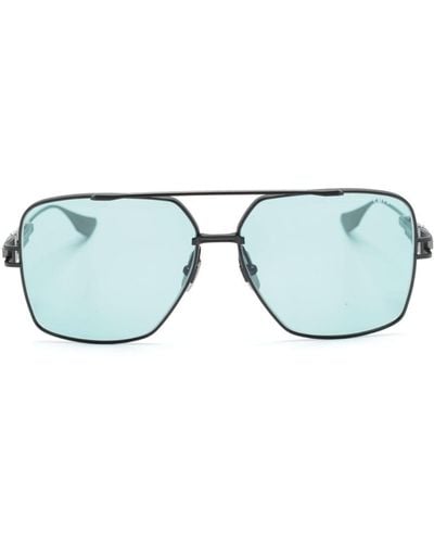Dita Eyewear Eckige Grand Emperik Pilotenbrille - Blau