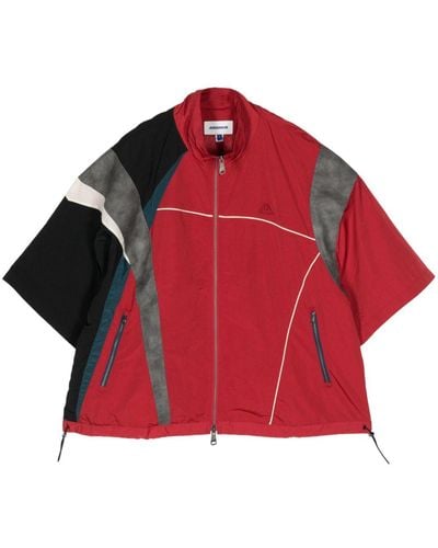 Adererror Colour-block Short-sleeve Jacket - Red