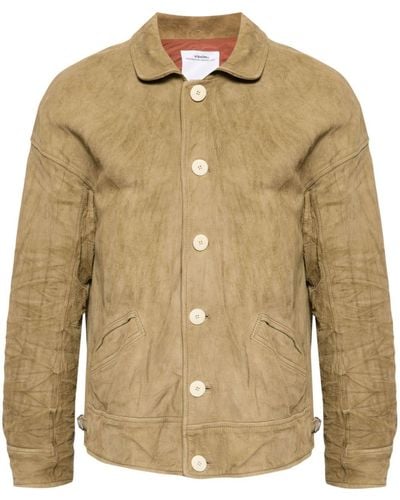 Visvim Eton Leather Jacket - Natural