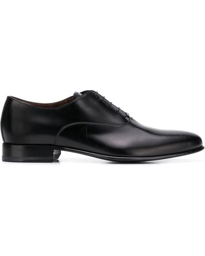 SCAROSSO Balloo Derby Shoes - Black