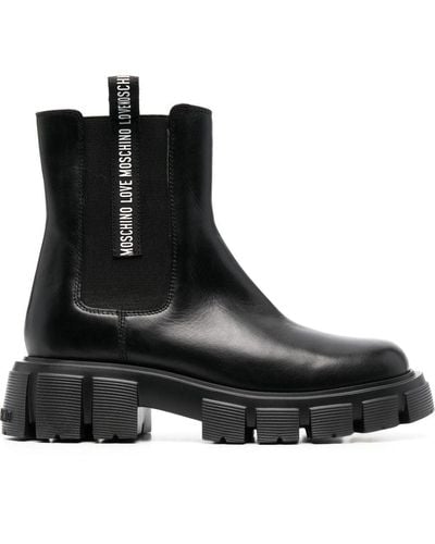 Love Moschino Shoes > boots > chelsea boots - Noir