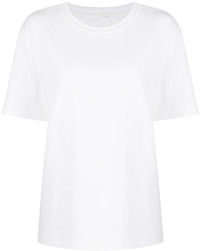 Alexander Wang T-shirt à logo texturé - Blanc
