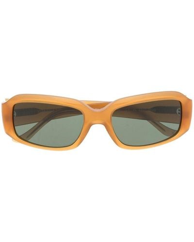 Vuarnet Resort Rectangle-frame Sunglasses - Brown