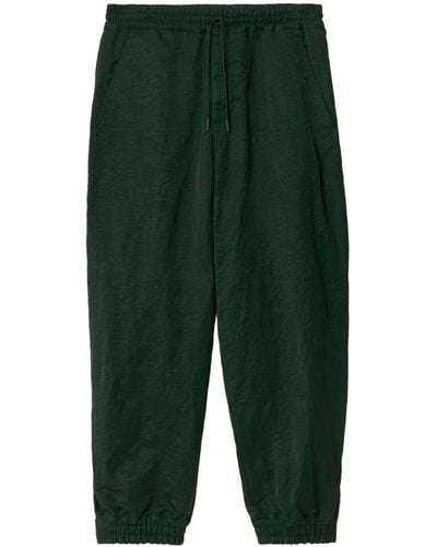 Burberry Pantalon de costume à lien de resserrage - Vert