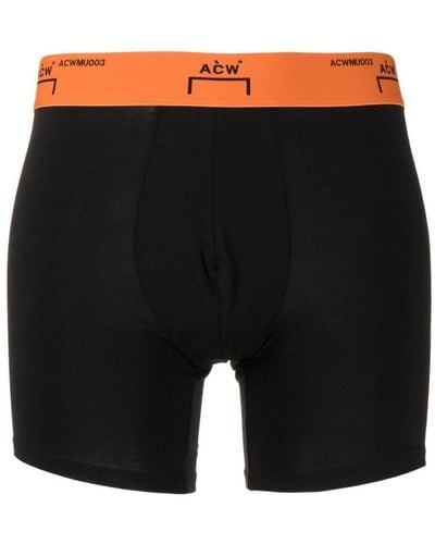 A_COLD_WALL* Shorts mit Logo-Bund - Schwarz