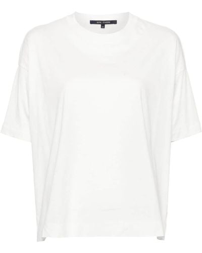 Sofie D'Hoore T-Shirt mit Rundhalsausschnitt - Weiß