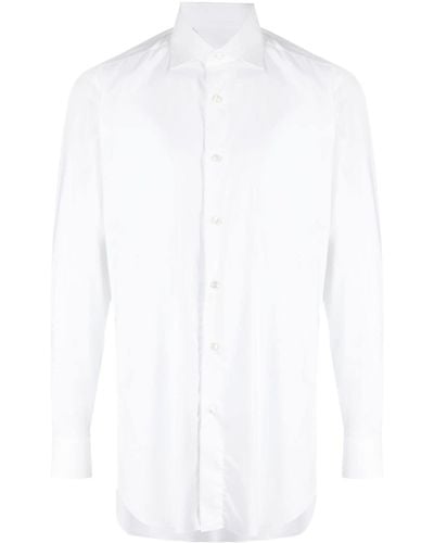 Brioni Langärmeliges Hemd - Weiß