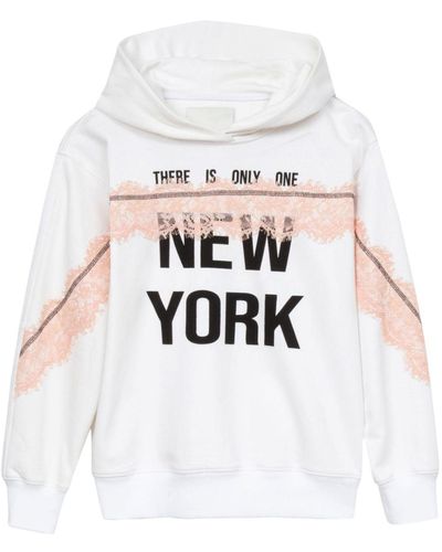 3.1 Phillip Lim Sudadera There Is Only One NY con capucha - Blanco