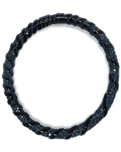 Lanvin Choker Melodie con strass - Blu