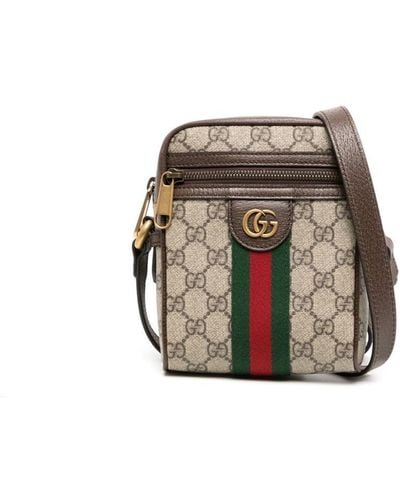 Gucci Ophidia Messenger Bag - Brown