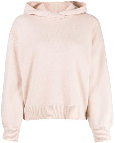 Pringle of Scotland Wool-cashmere Hooded Sweater - Pink